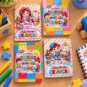 Brochurinha A6 Para Colorir Dia Das Crianças