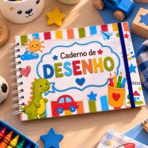 Mini Caderno De Desenho Capa Menino E Capa Menina  Dia Das Crianças